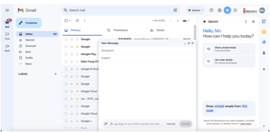 Gemini Education 使用畫面圖，共 4 張